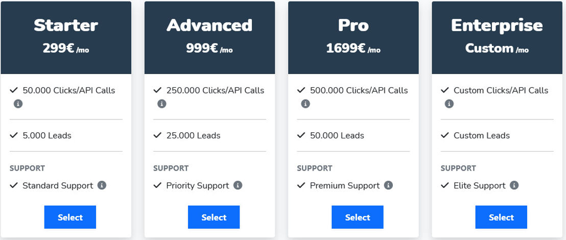 LeadHub pricing