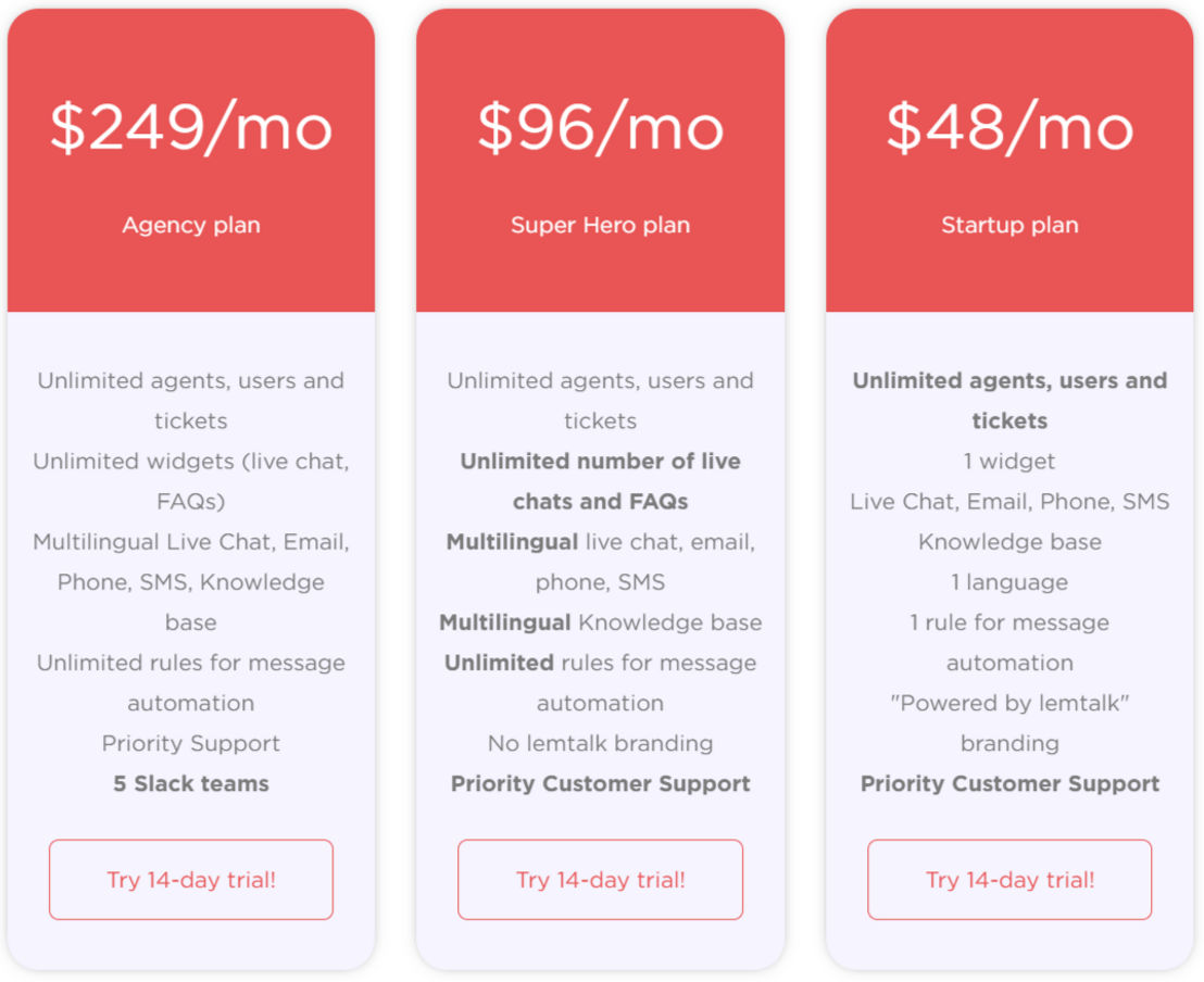 lemtalk pricing