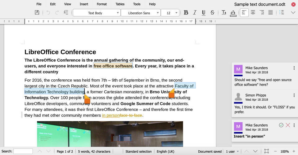 LibreOffice Online Writer-thumb