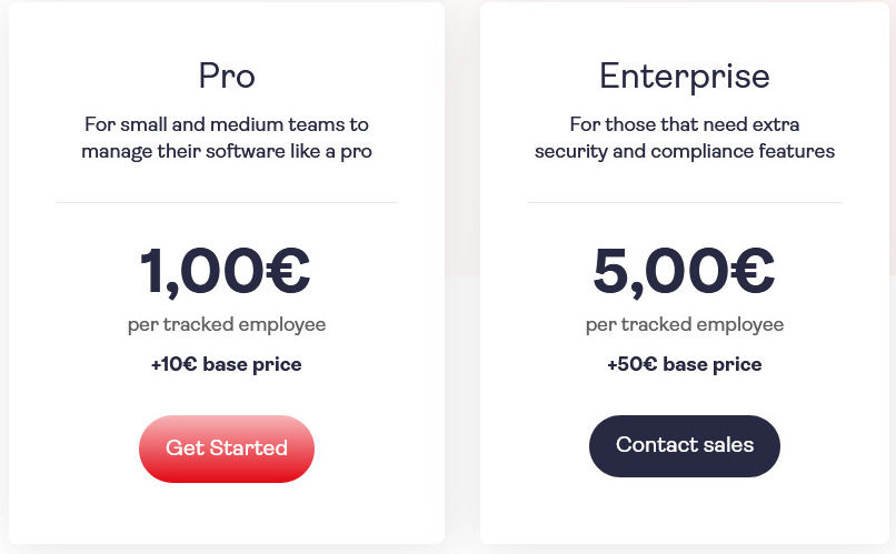 LicenceOne pricing