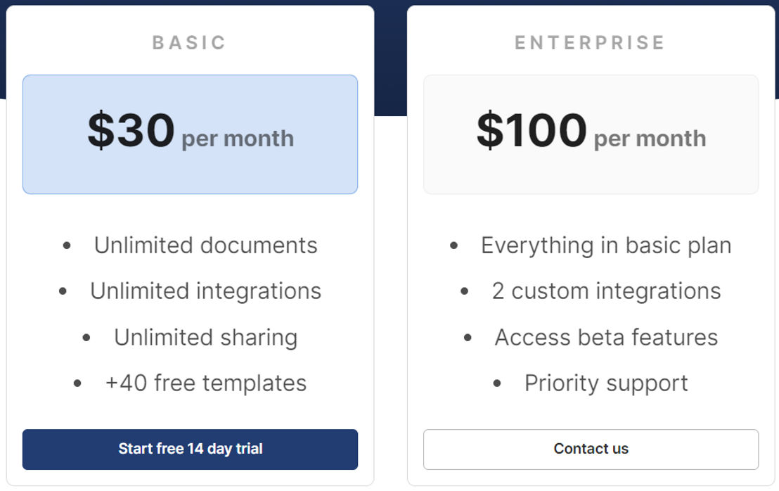 livedocs pricing