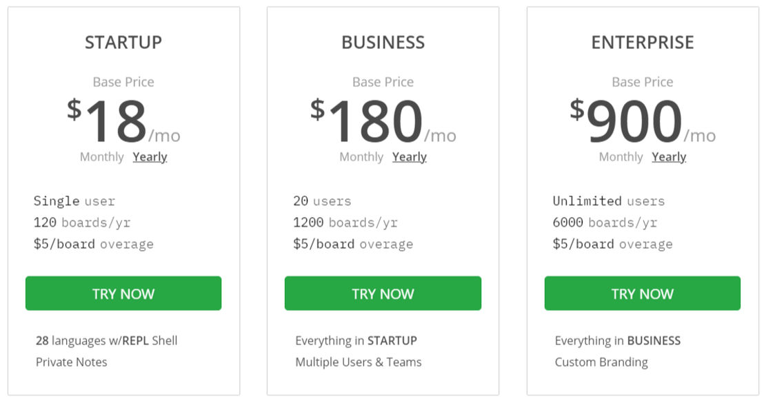 Logicboard pricing