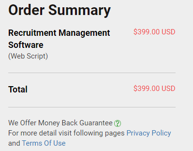 Logicspice Recruitment Management pricing