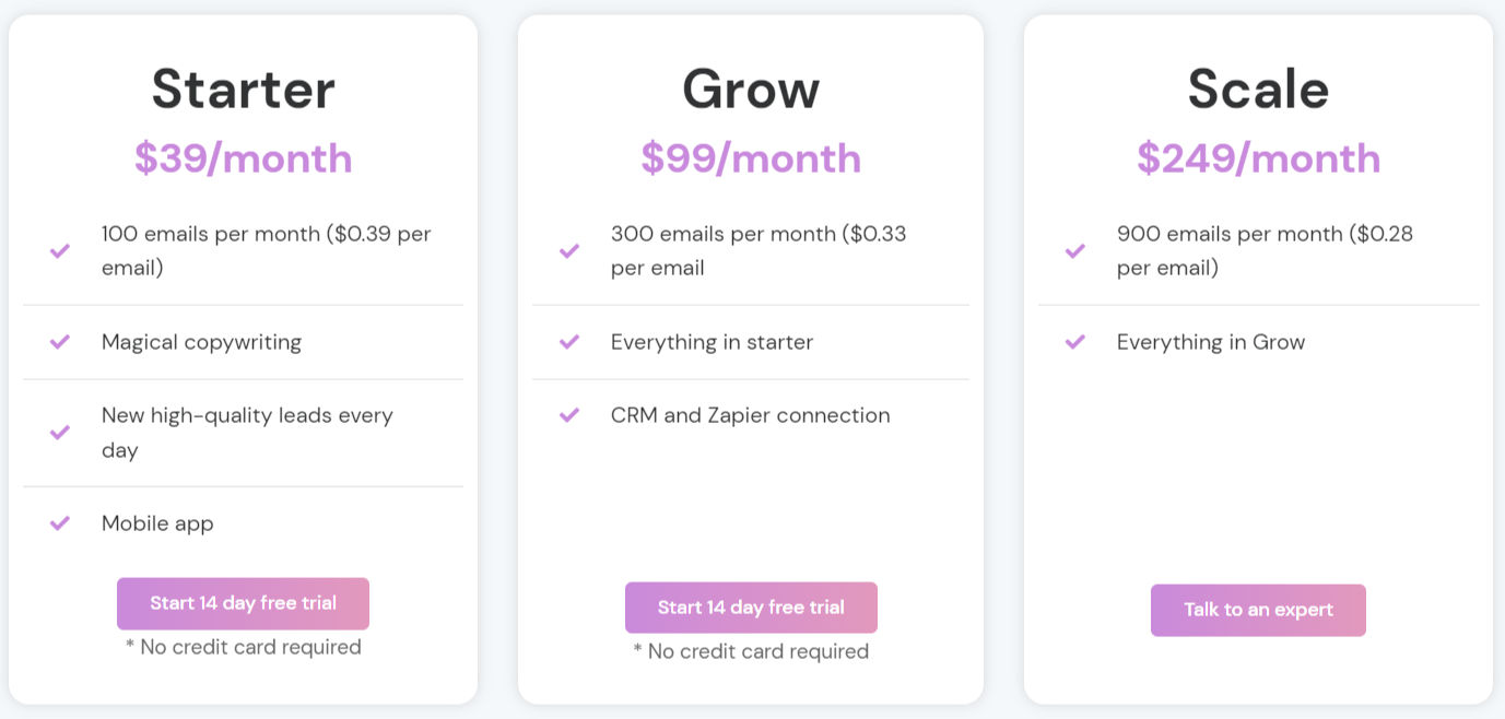 Luna pricing