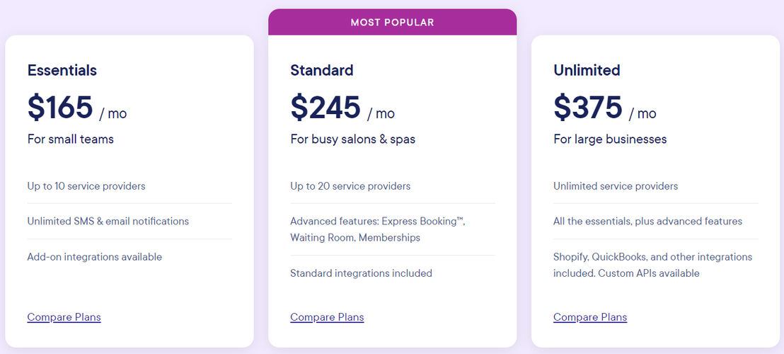 Mangomint pricing