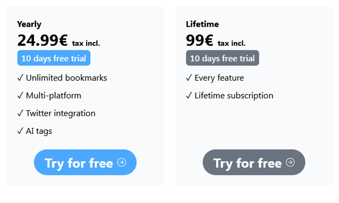 marklog pricing