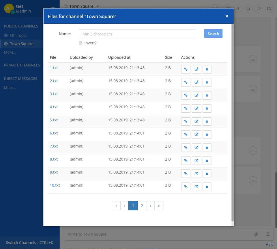 File List Integration