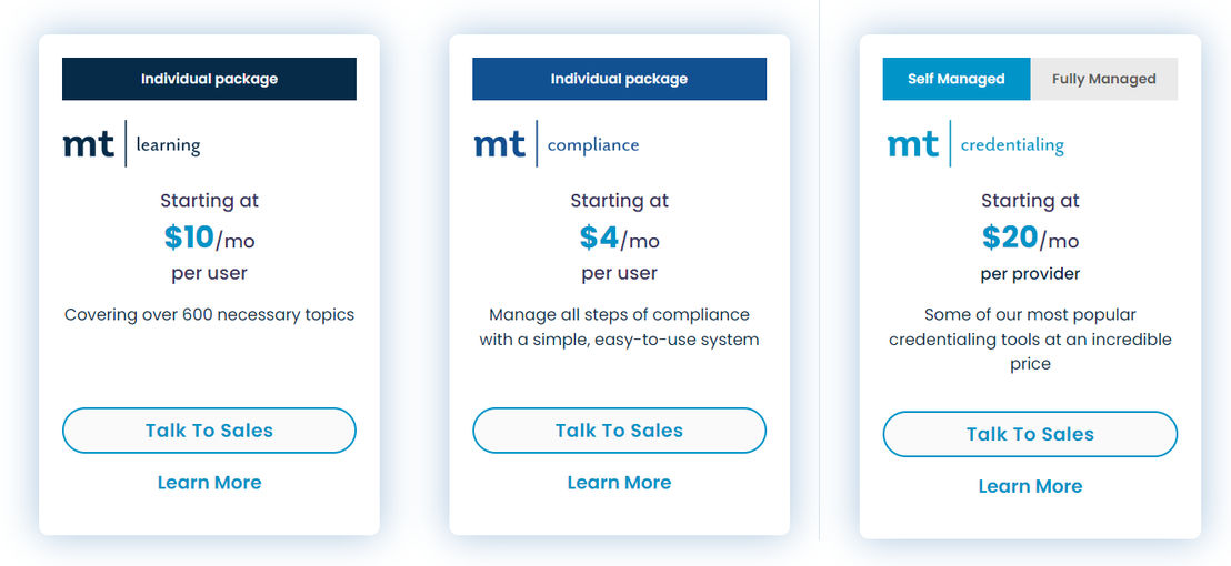 MedTrainer pricing