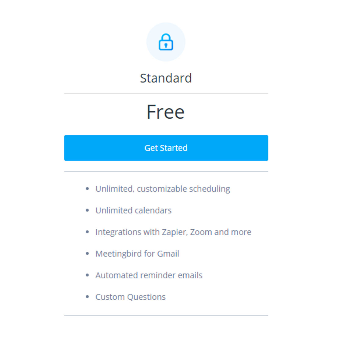 Meetingbird pricing