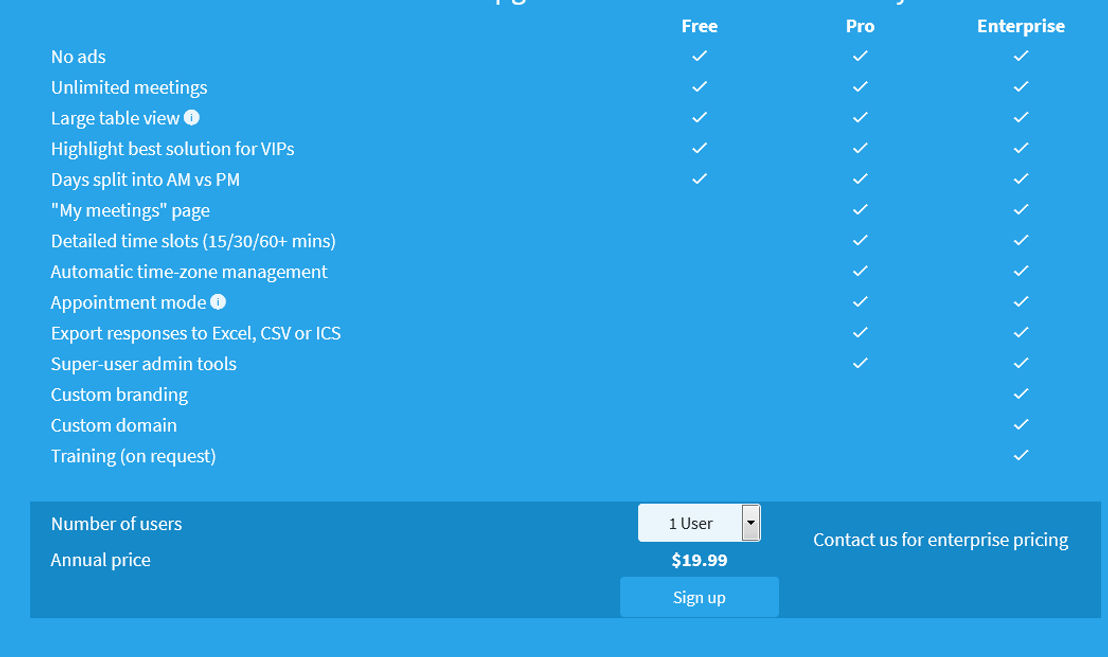 meetomatic pricing