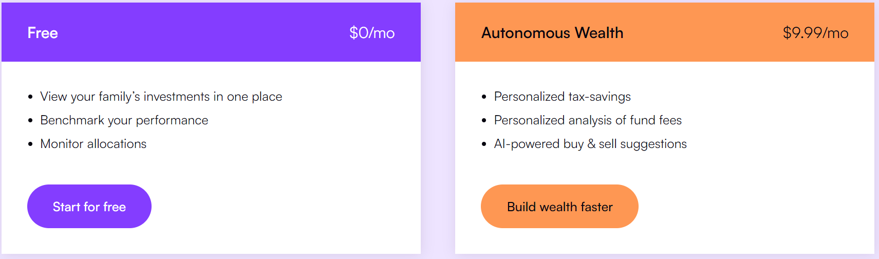 Mezzi pricing