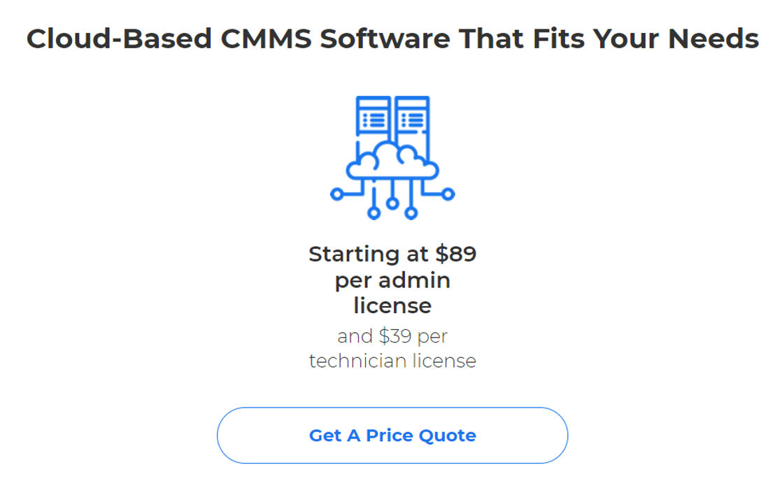 MicroMain CMMS pricing