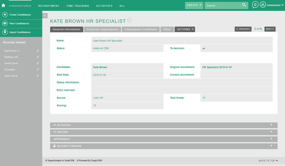 MintHCM Demo - candidature-record.jpg-thumb