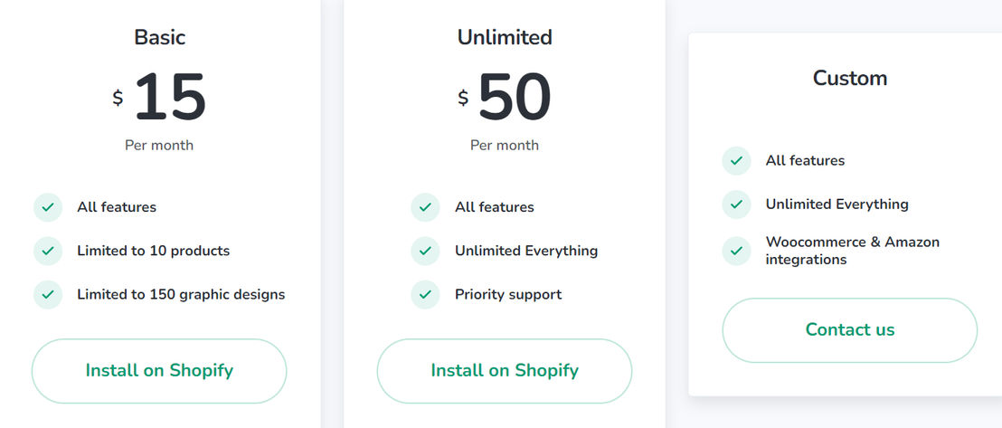 Mockupify pricing