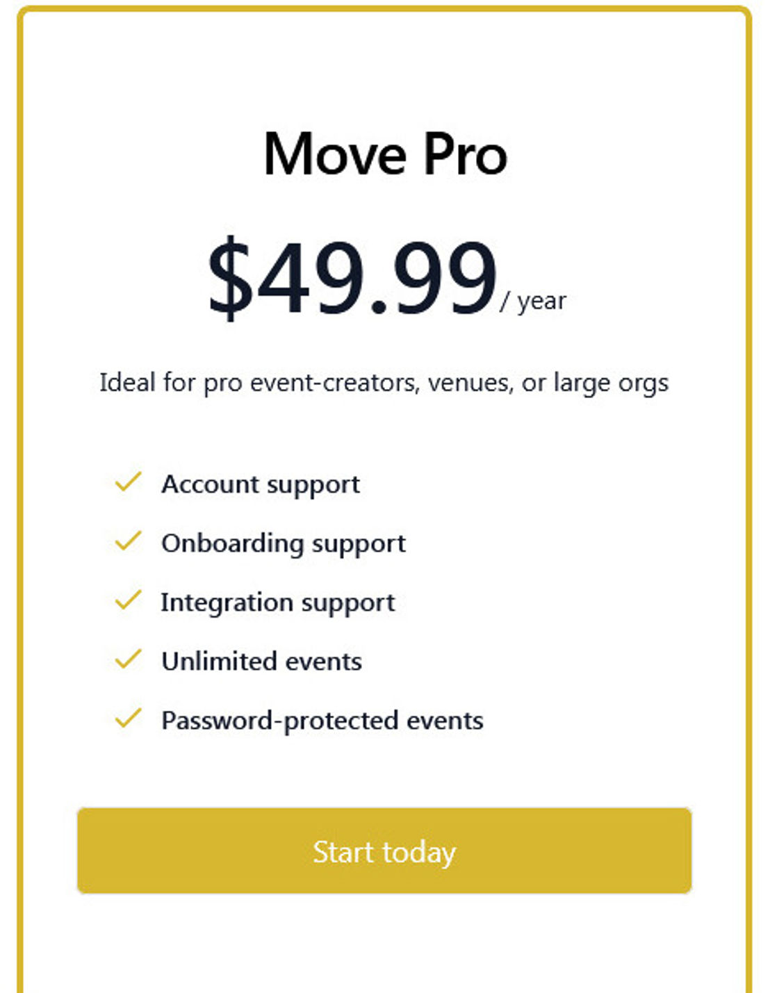 Move pricing