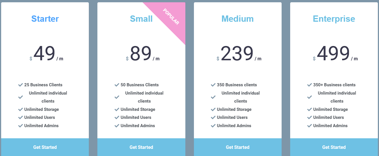 My CPA Dashboard pricing