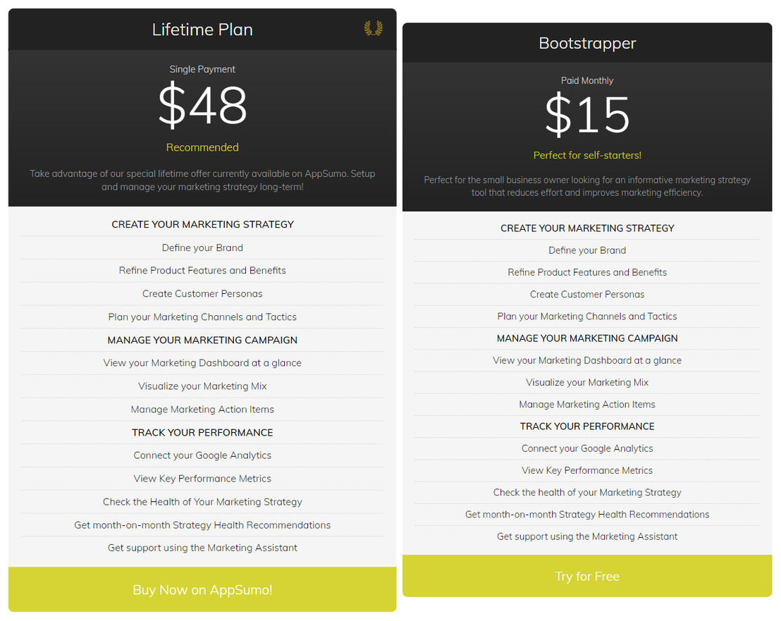 My Digital CMO pricing