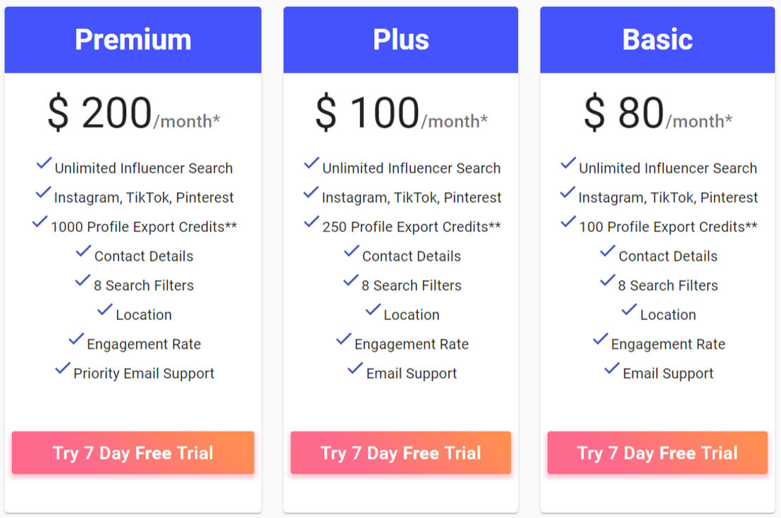 mynexus.me pricing