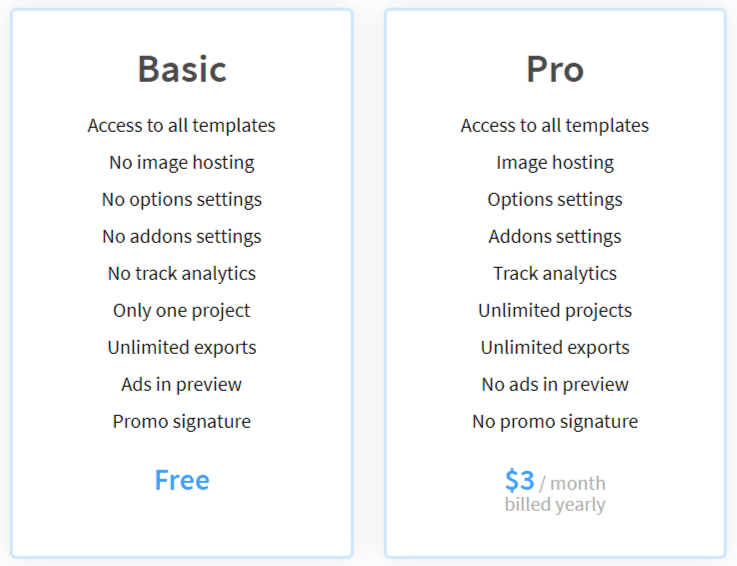 MySigMail pricing