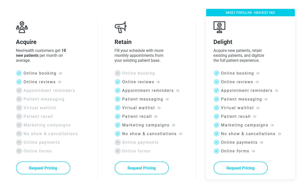 NexHealth pricing