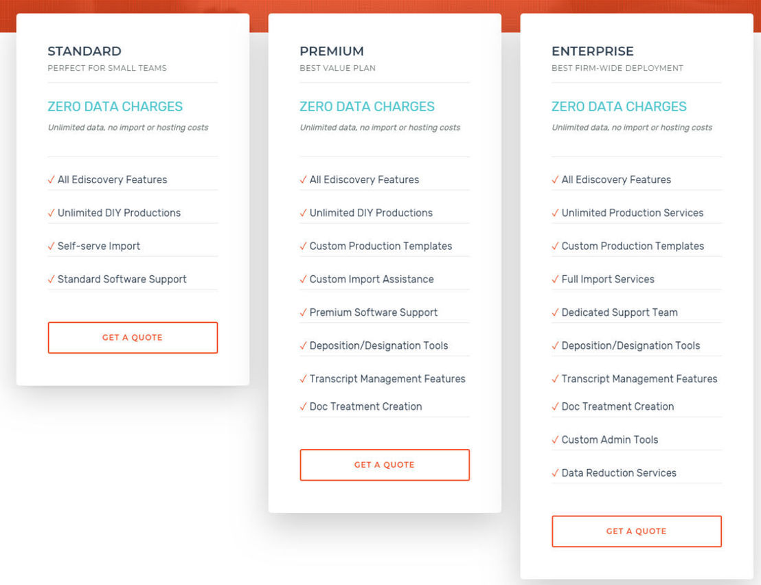 Nextpoint pricing