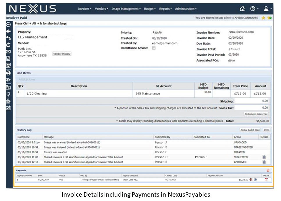 Invoice Details