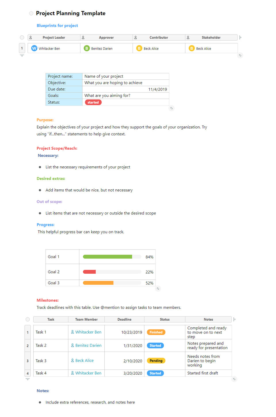 Project Planing Template-thumb