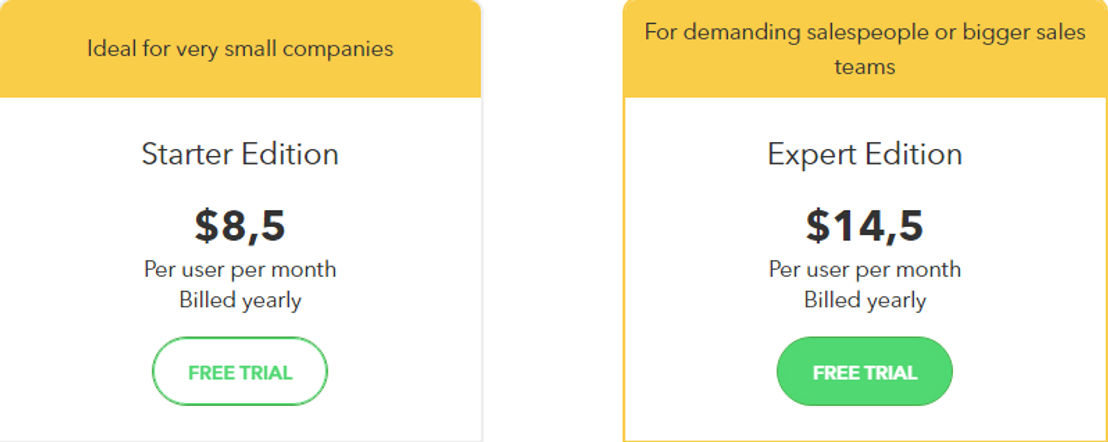 nocrm-io pricing