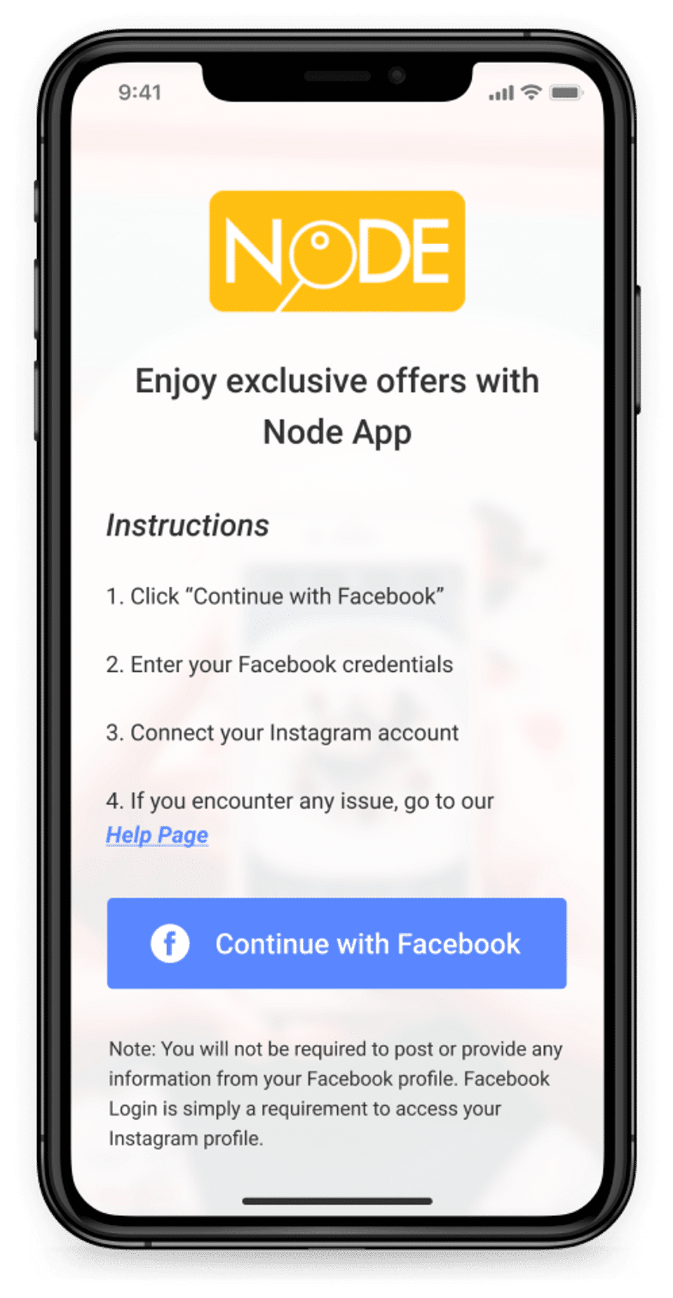 Node App screenshot