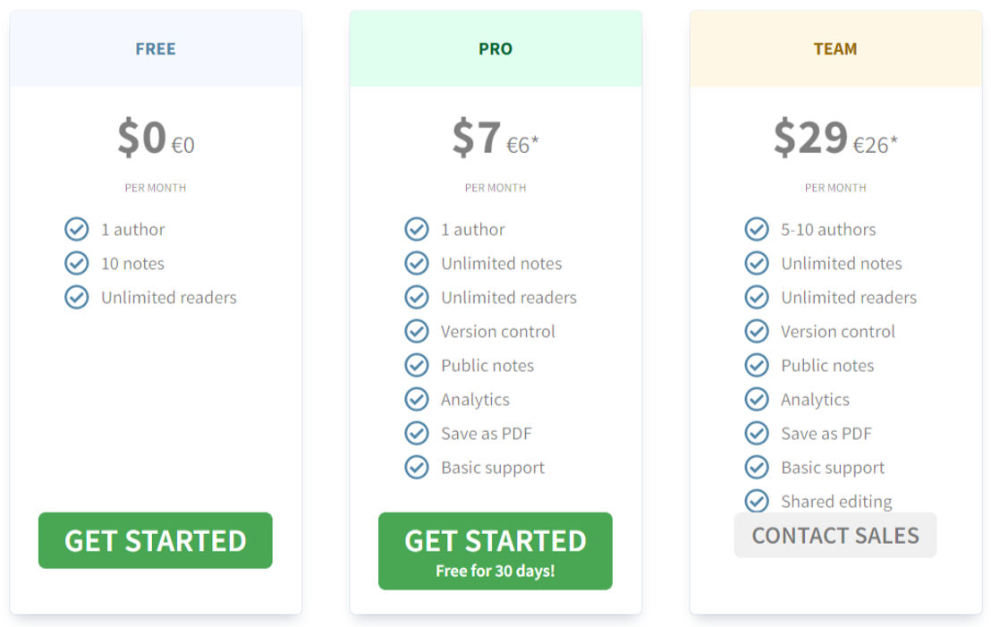 notestack pricing