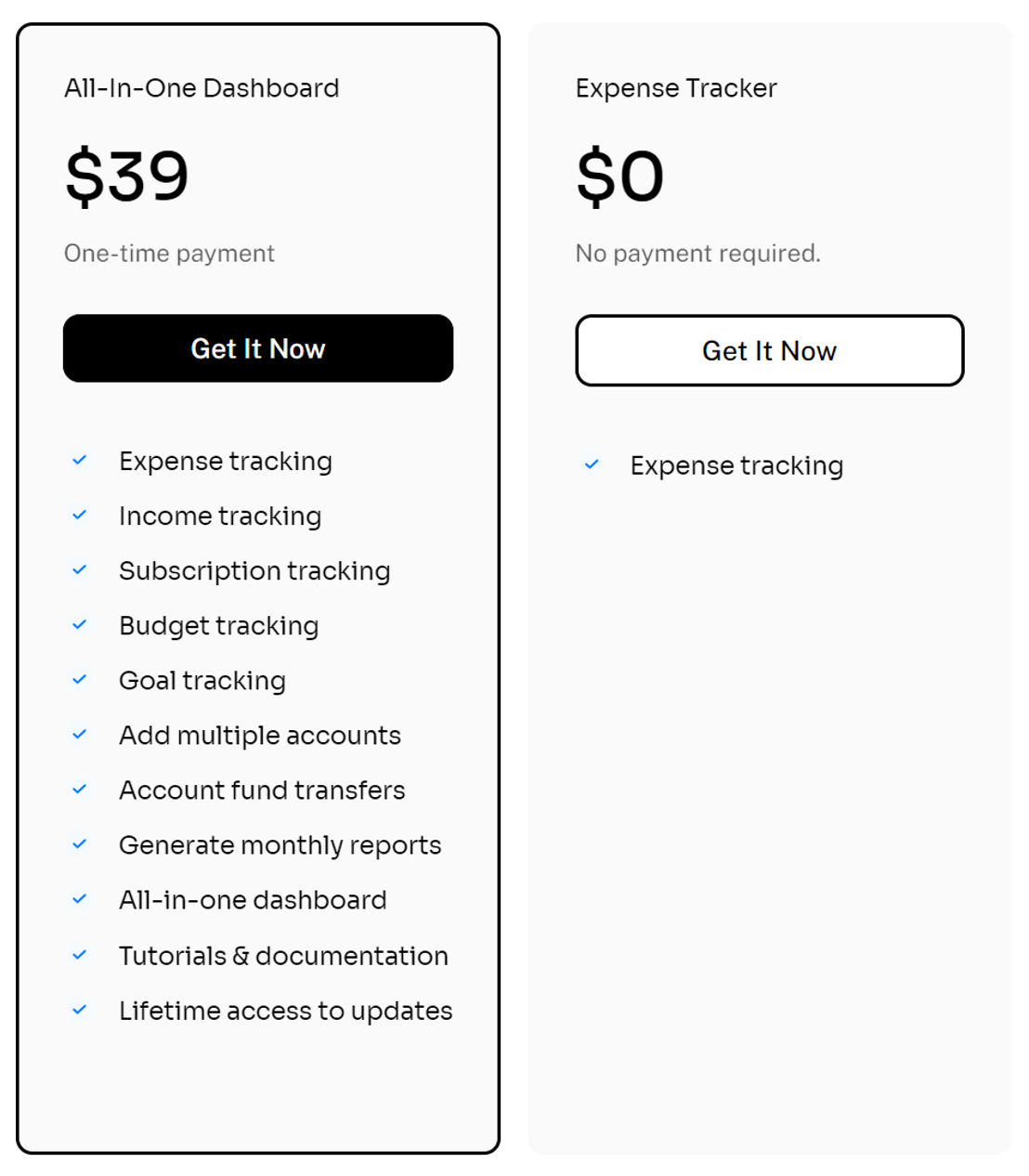 notion-finance-tracker pricing