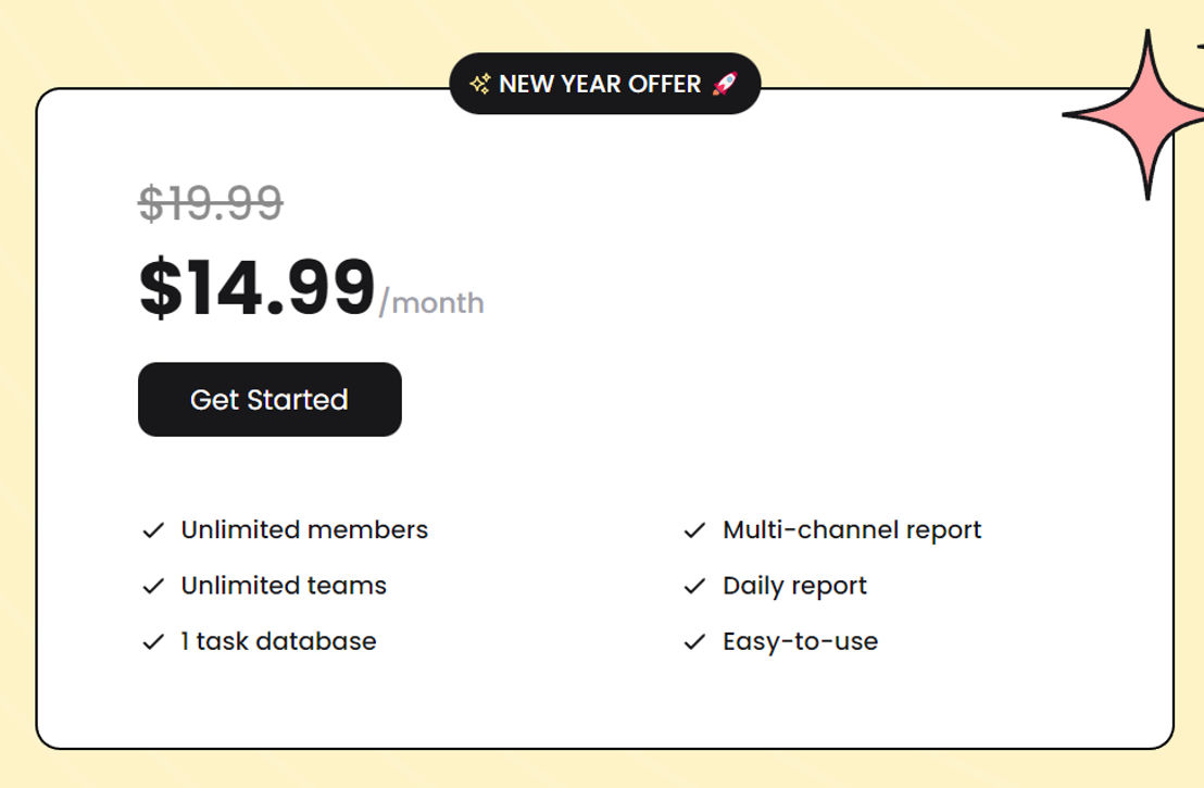 Notion Standup pricing