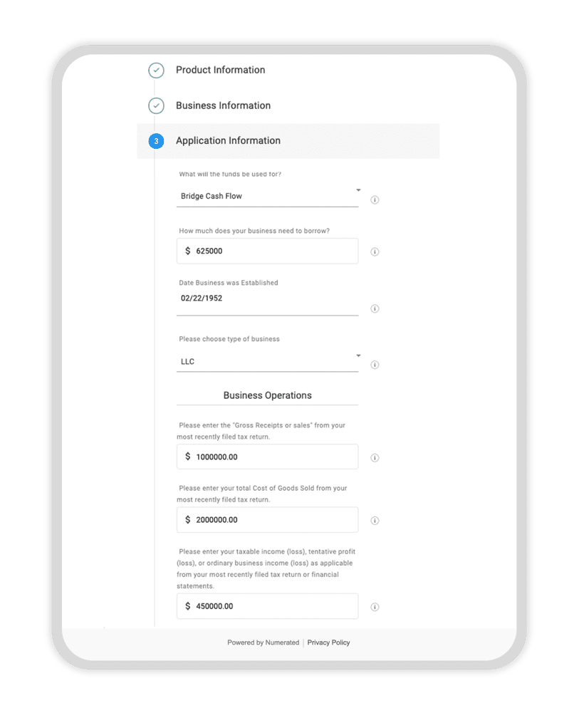 Numerated’s digital lending platform-thumb