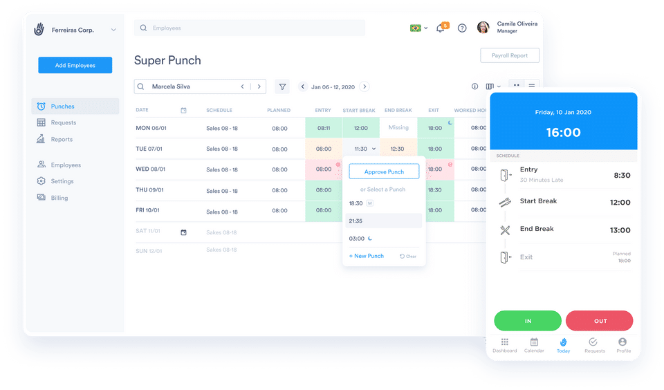 Time Attendance screenshot