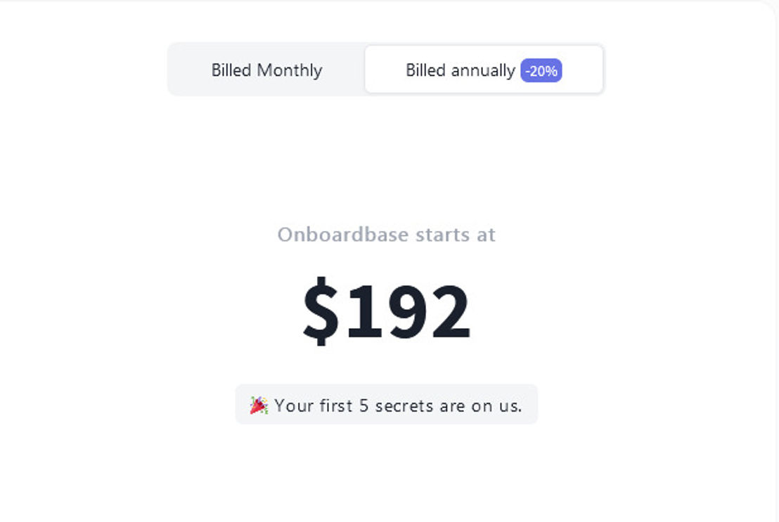 onboardbase pricing