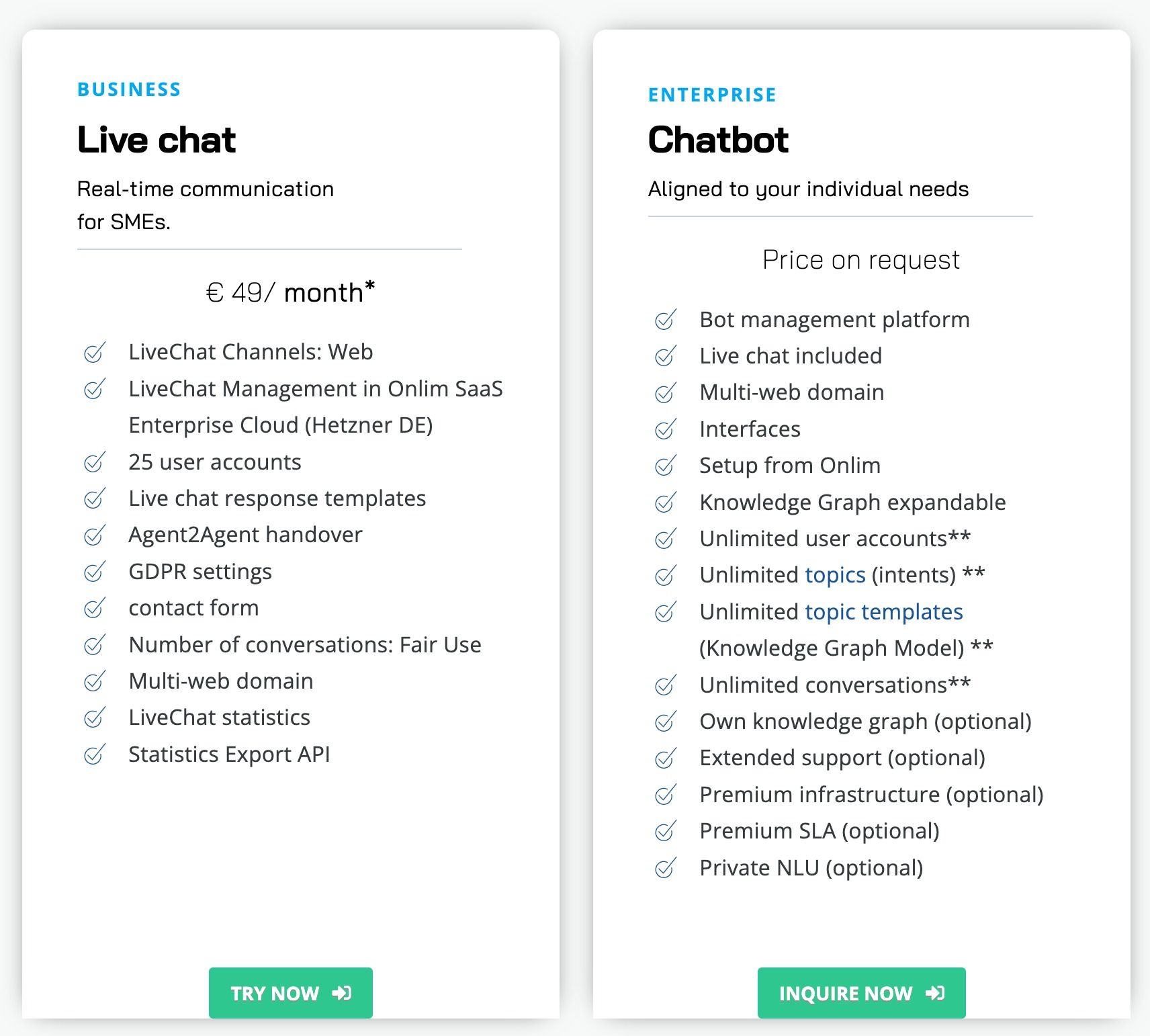 Onlim pricing