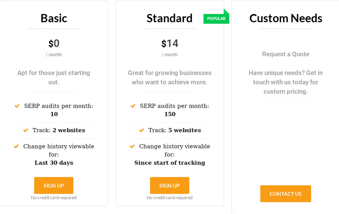 OnPage Champ pricing