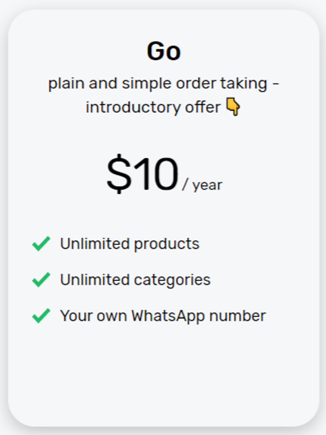 OnWhatsApp pricing