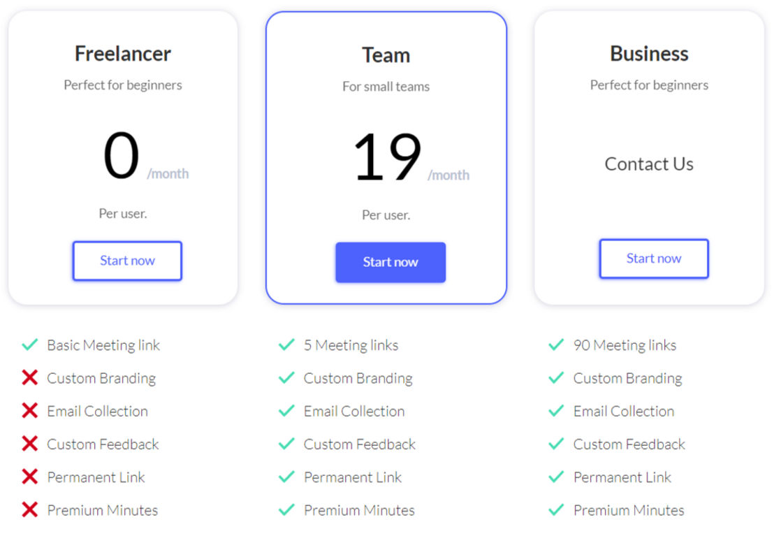 openmeet pricing