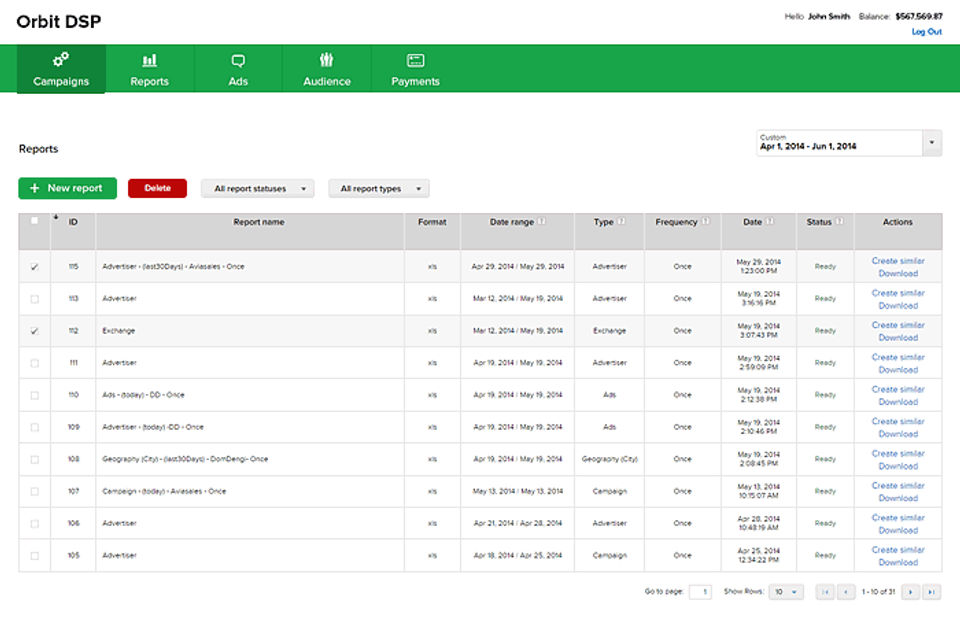 OrbitSoft DSP : Analytics screenshot-thumb