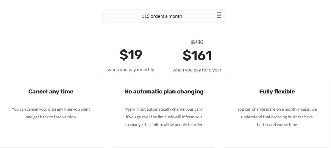 ORD.TO pricing