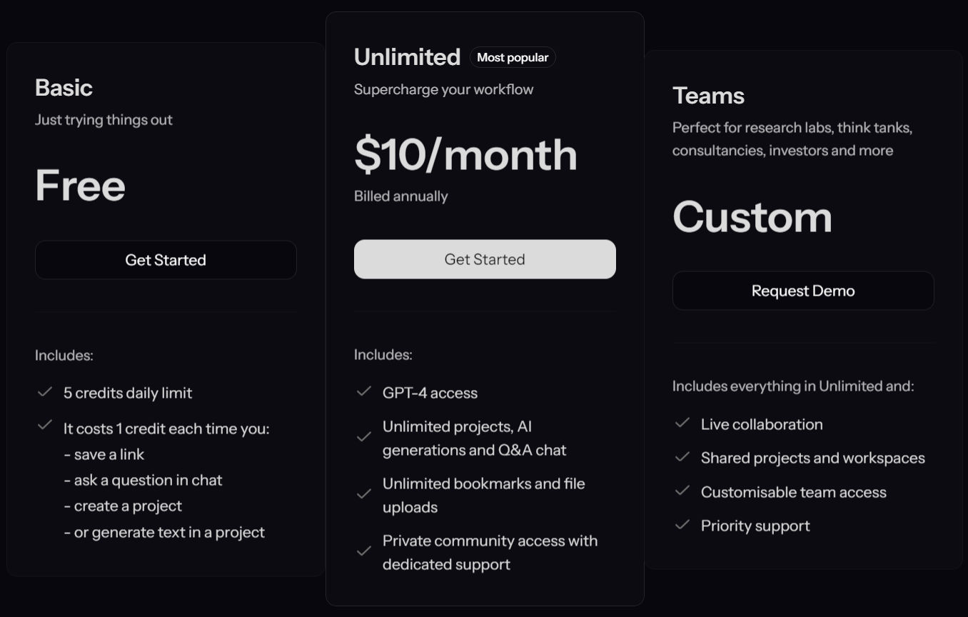 Otio pricing