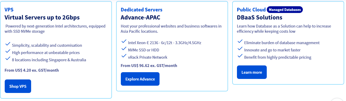 OVHcloud pricing