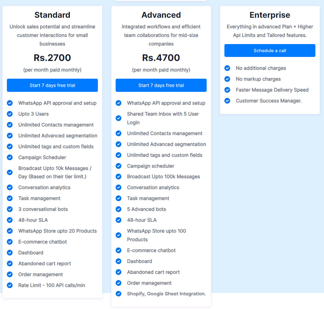 Ownchat pricing