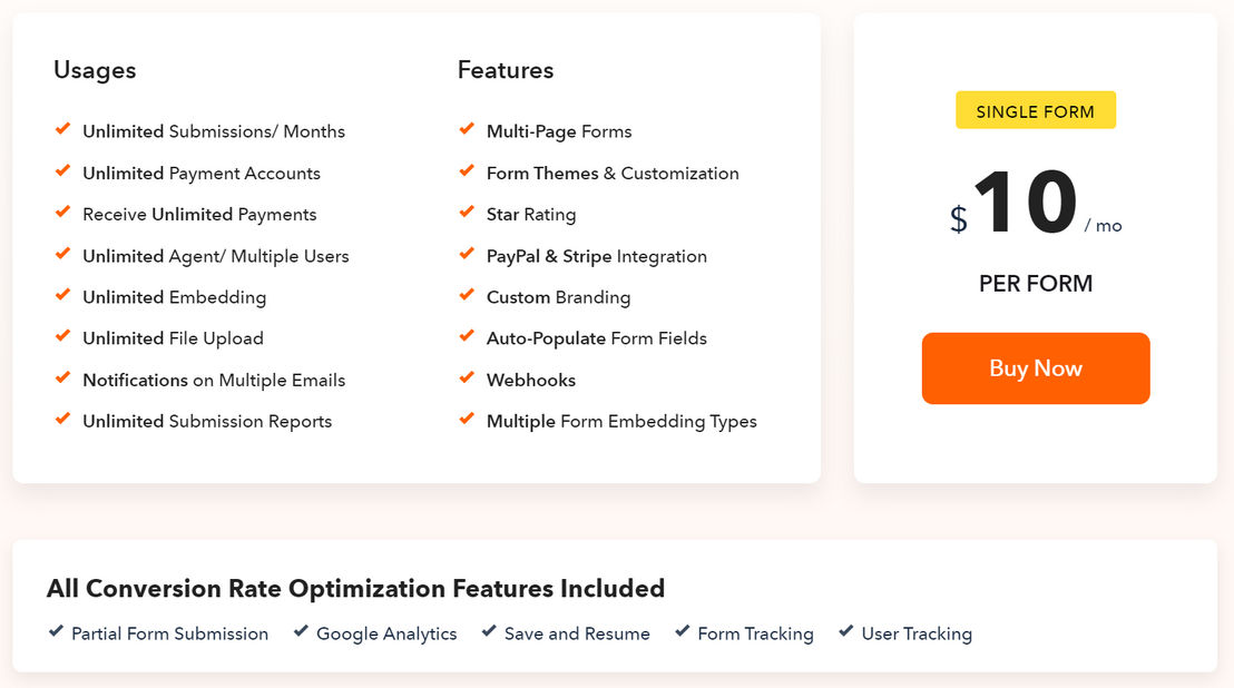 Pabbly Form Builder pricing