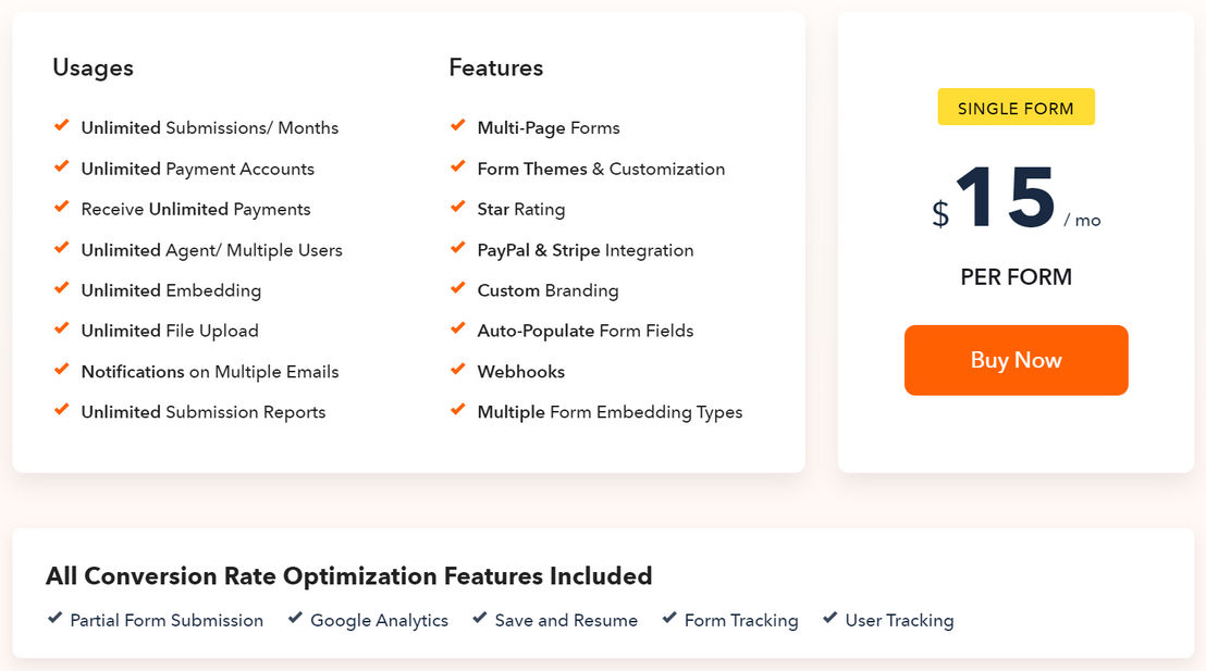 Pabbly Form Builder pricing