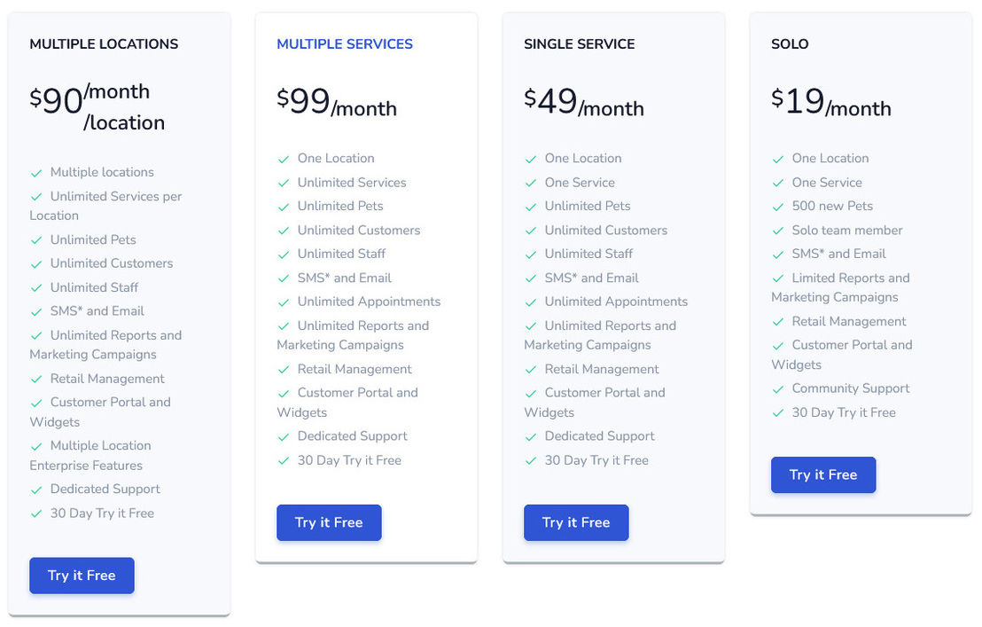 PawsAdmin pricing