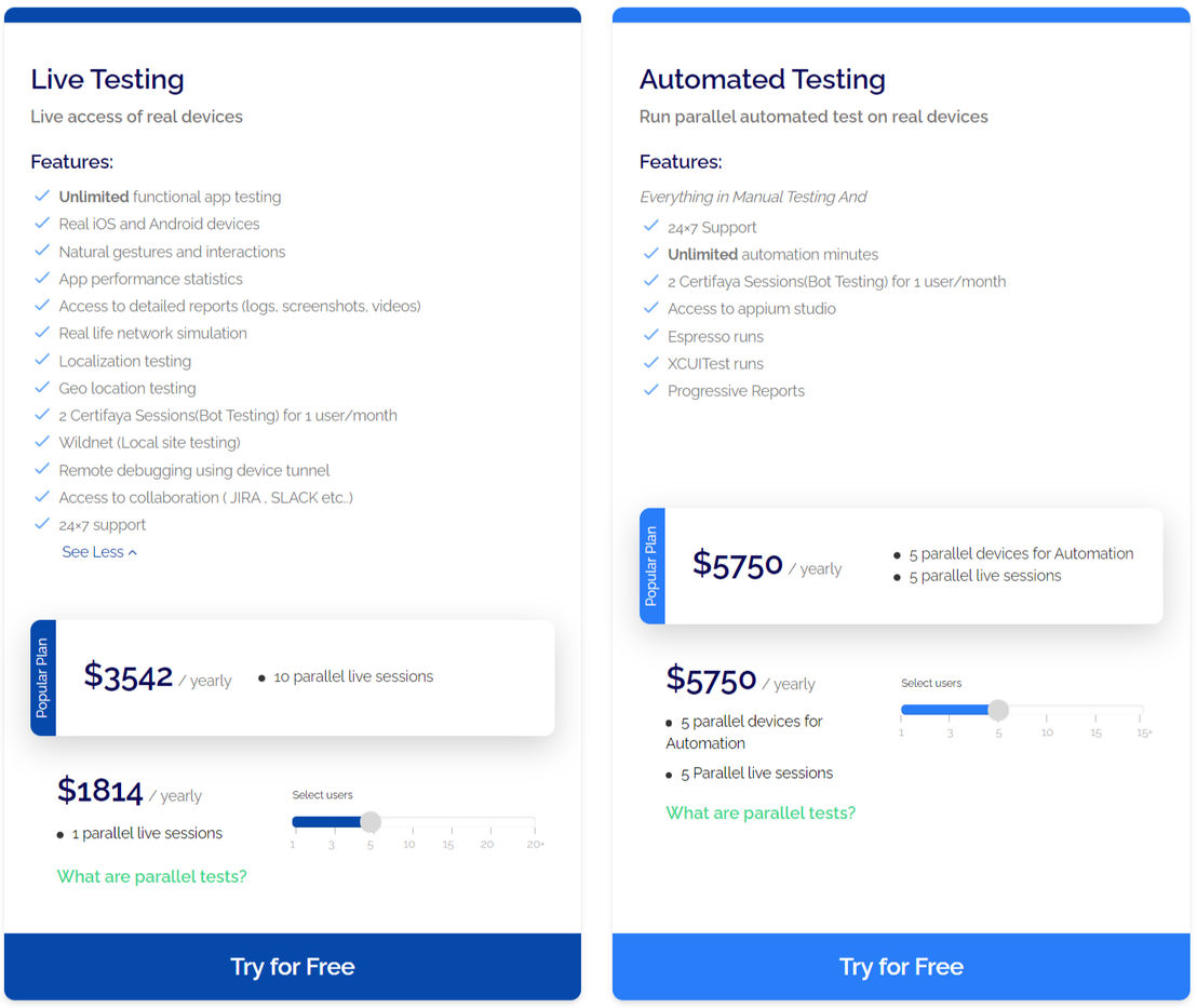 pCloudy pricing