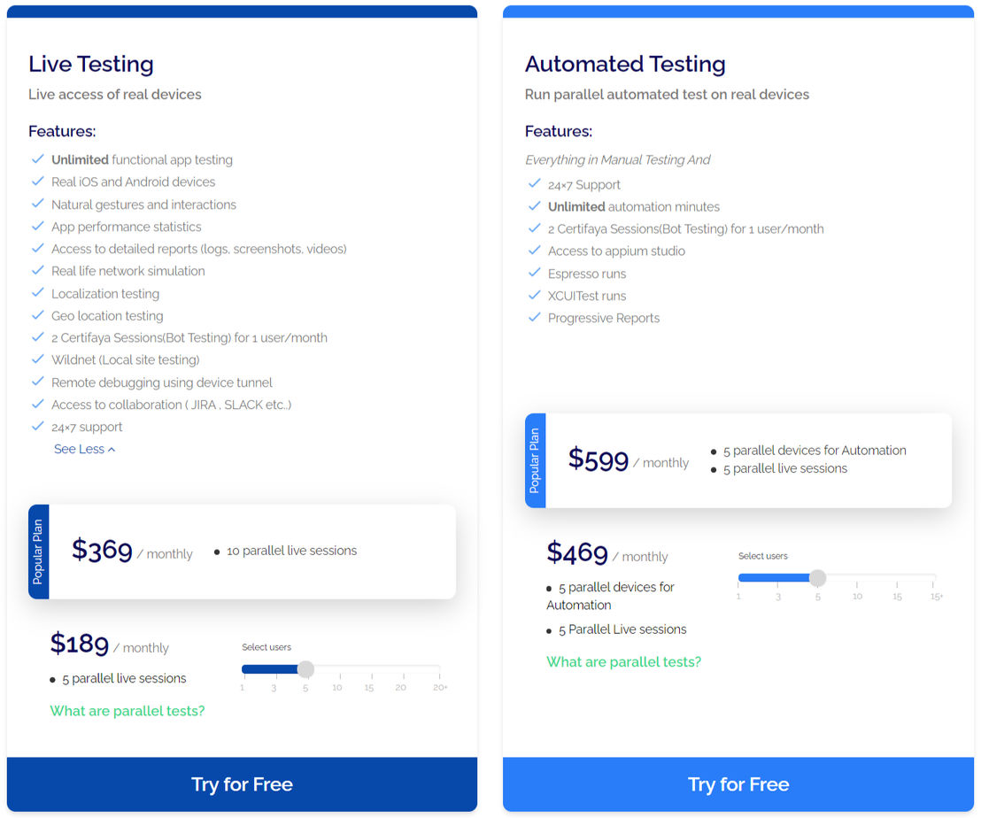 pCloudy pricing