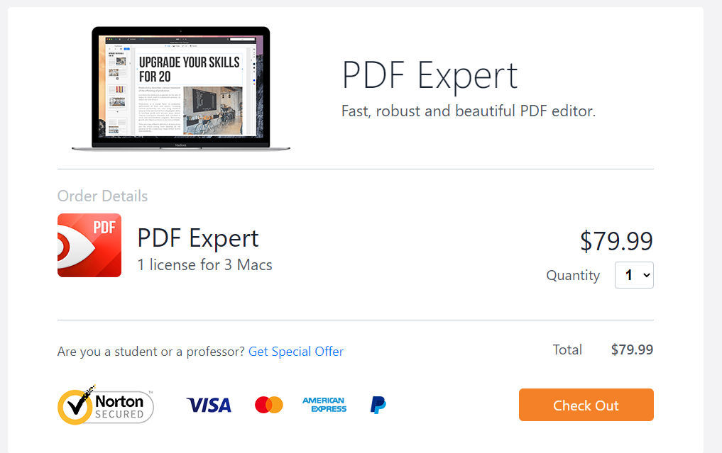 PDF Expert pricing